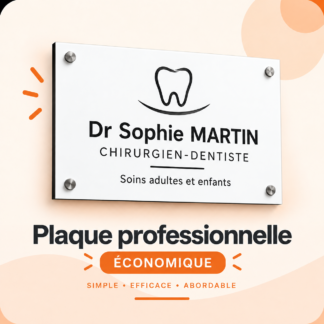Plaque Professionnelle